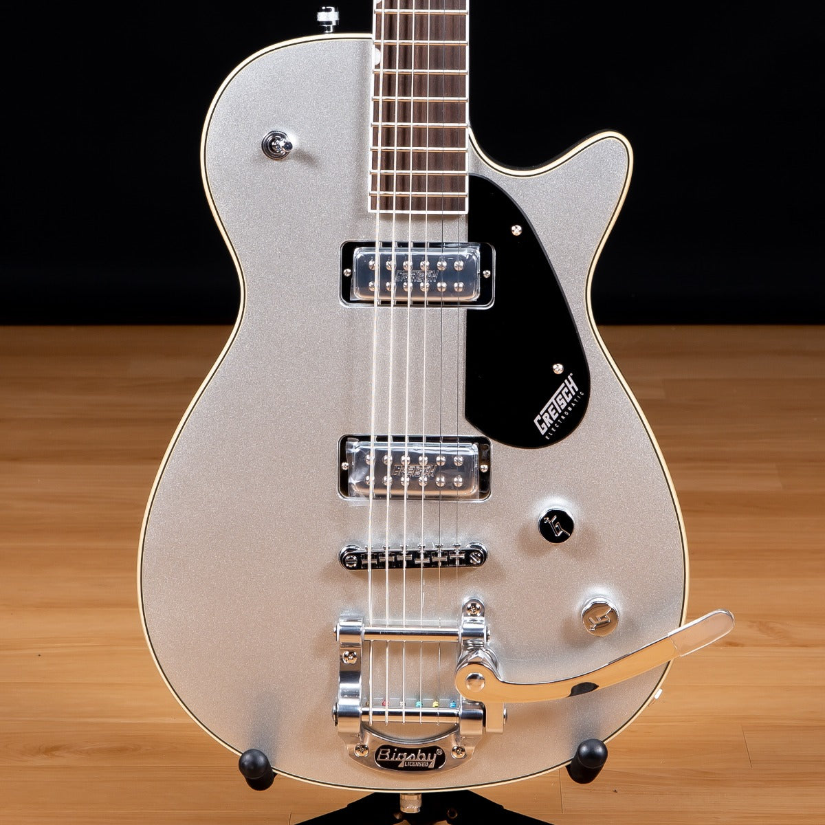 Gretsch G5260T Electromatic Jet Baritone w/Bigsby - Airline Silver view 1