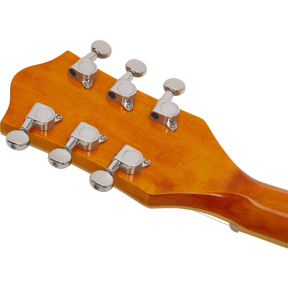 Detail view of Gretsch G5622T Electromatic Center Block Guitar - Speyside showing back of headstock