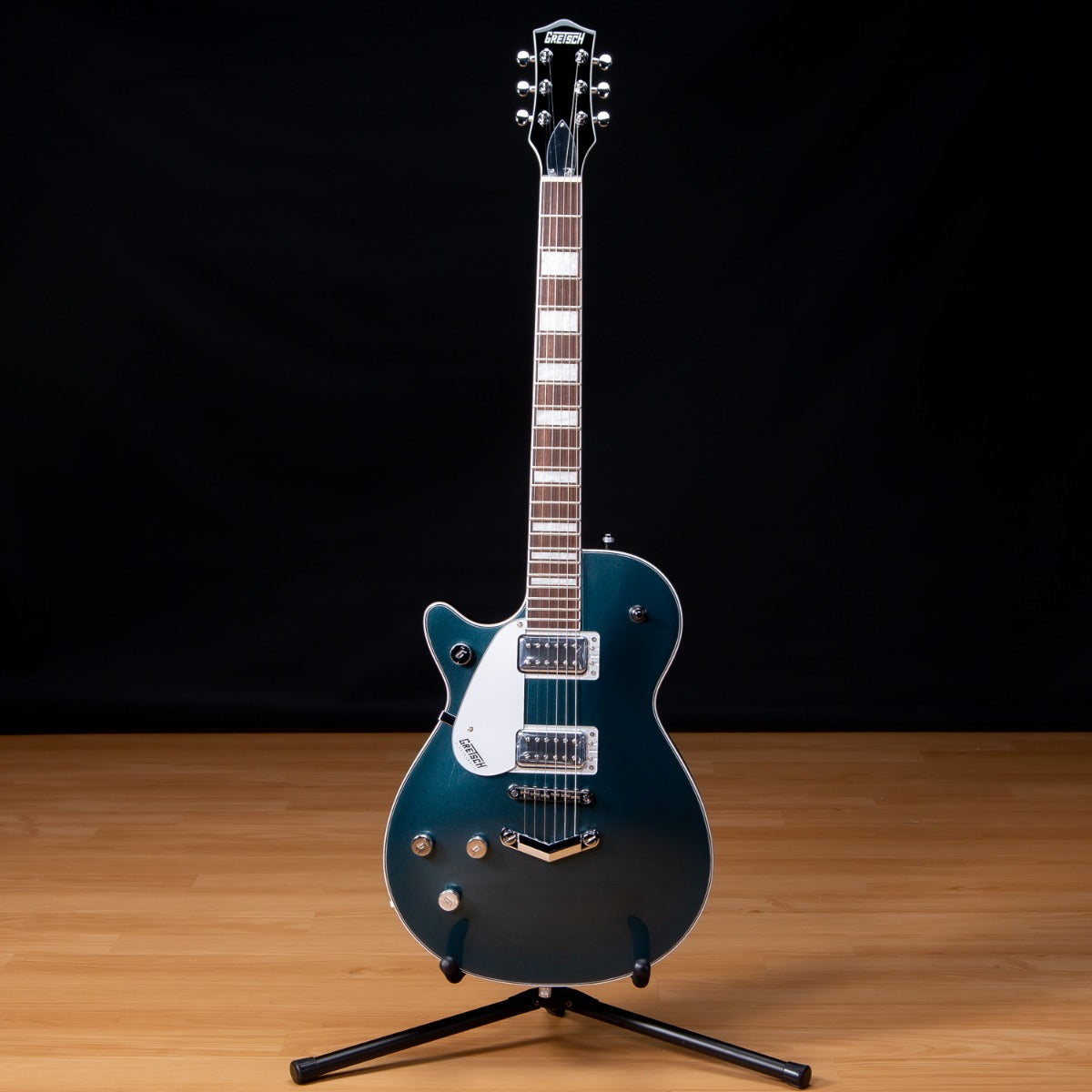 Gretsch G5220LH Electromatic Jet BT Left-Handed Electric Guitar - Jade Grey  Metallic SN CYG21114561