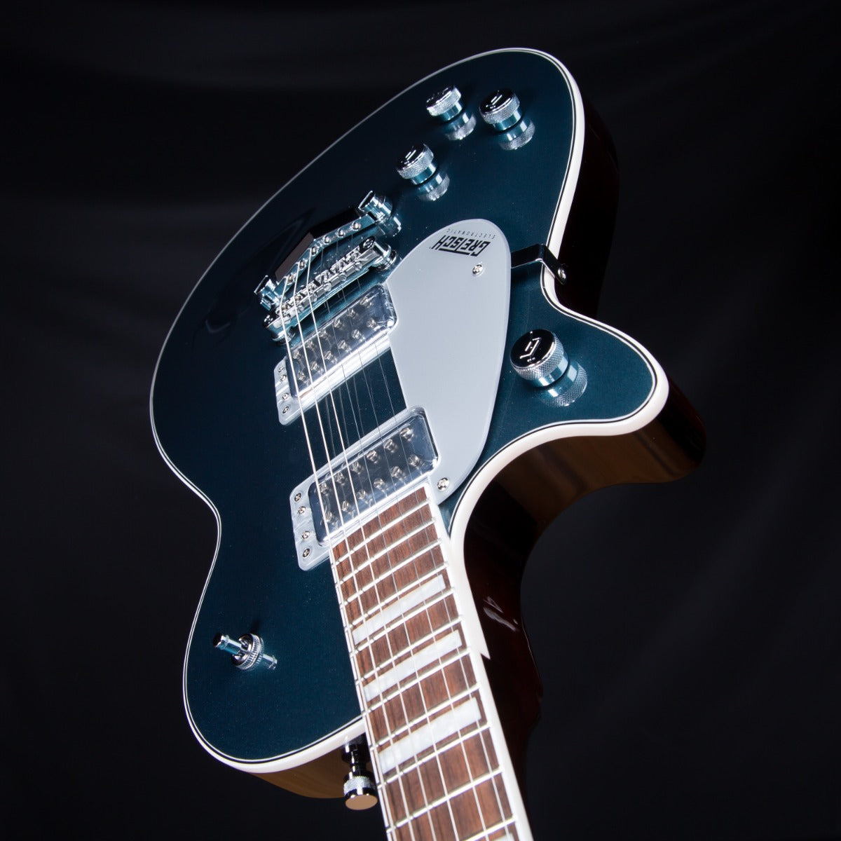 Gretsch G5220LH Electromatic Jet BT Left-Handed Electric Guitar - Jade Grey Metallic view 9