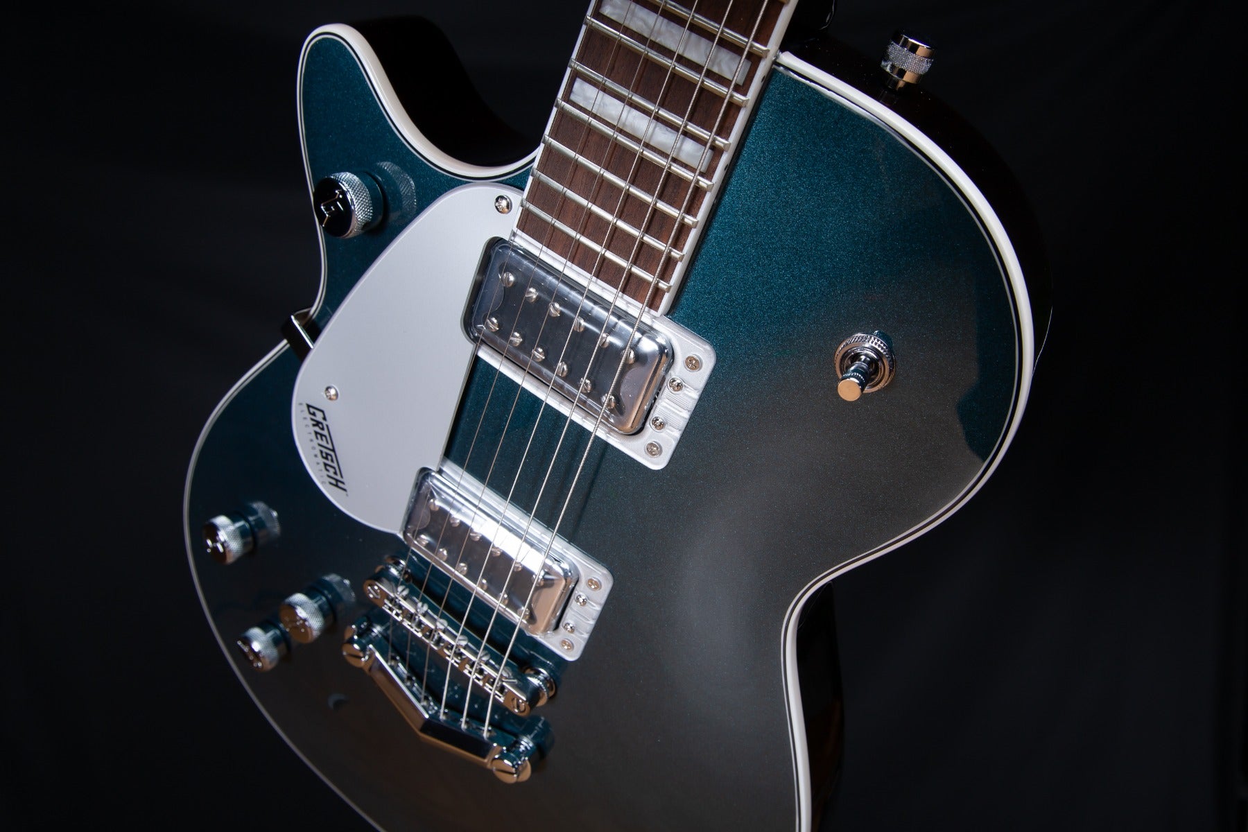 Gretsch G5220LH Electromatic Jet BT Left-Handed Electric Guitar - Jade Grey Metallic view 8