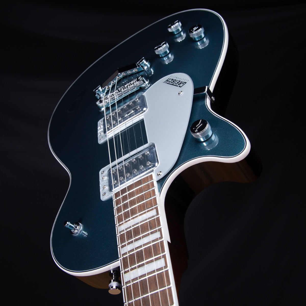 Gretsch G5220LH Electromatic Jet BT Left-Handed Electric Guitar - Jade Grey Metallic view 11