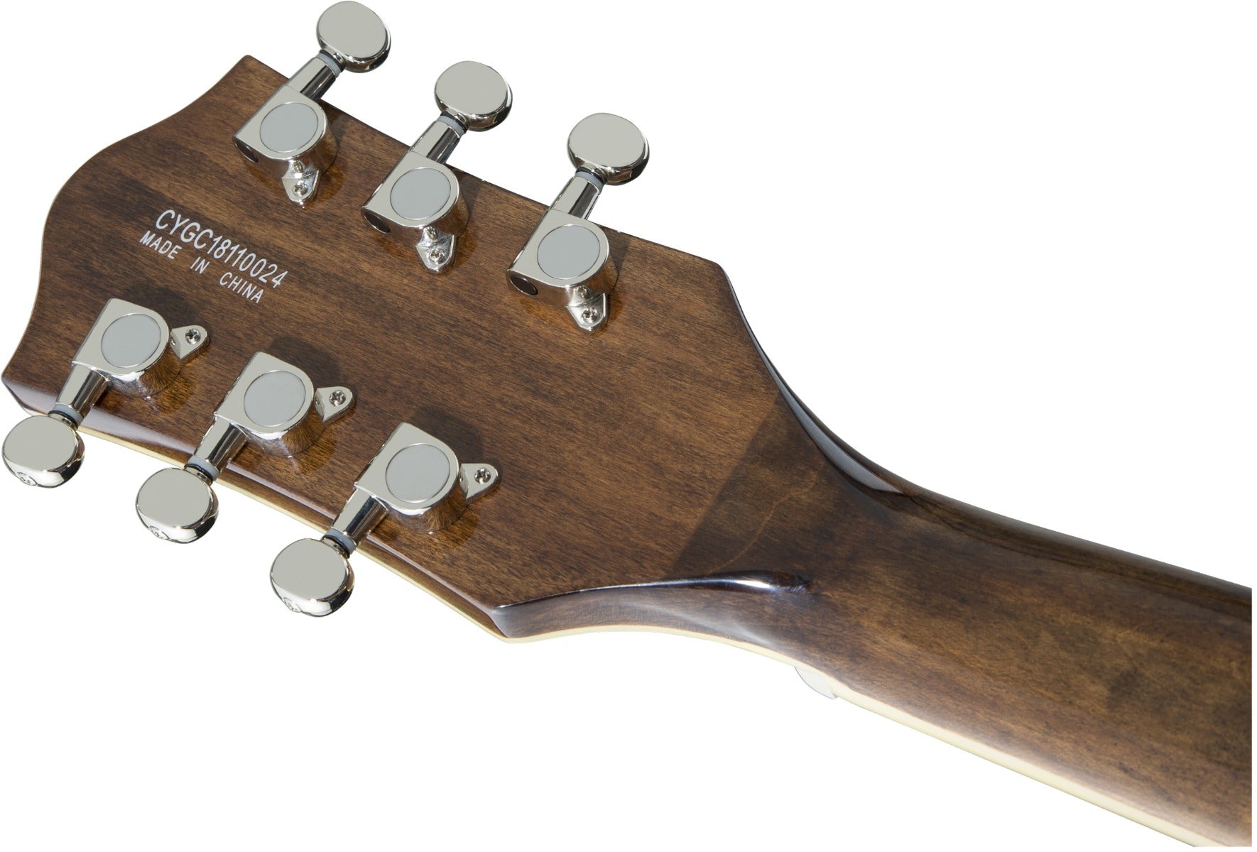 Image of the back of the headstock on a Gretsch G5622T Electromatic Center Block Guitar - Imperial Stain