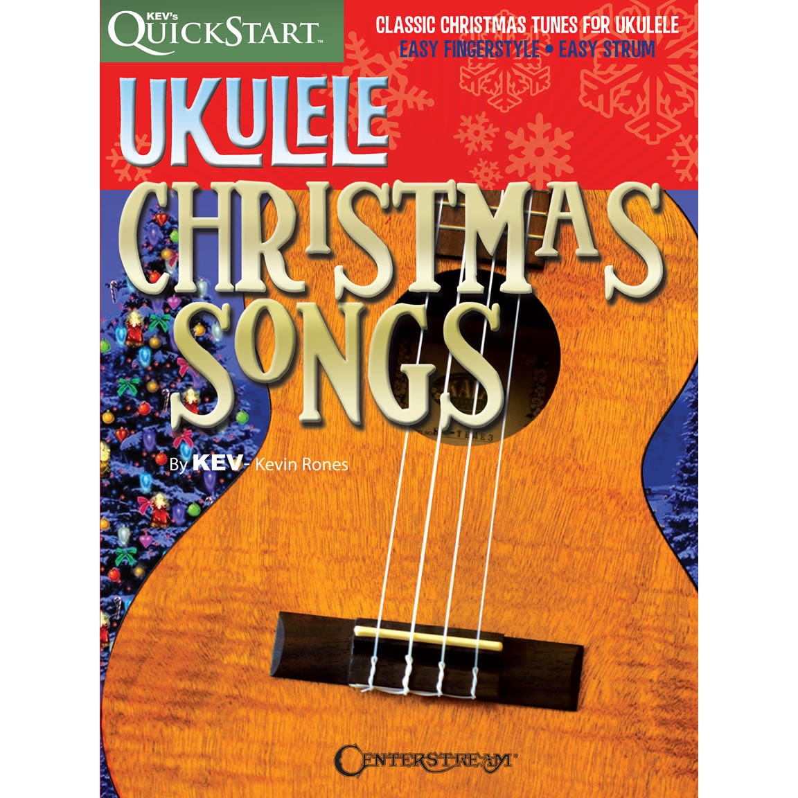 Front cover of Ukulele Christmas Songs - Ukulele Songbook
