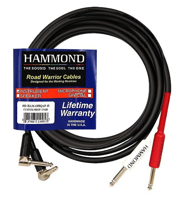 Hammond OPIQAP Instrument Cable - 15'