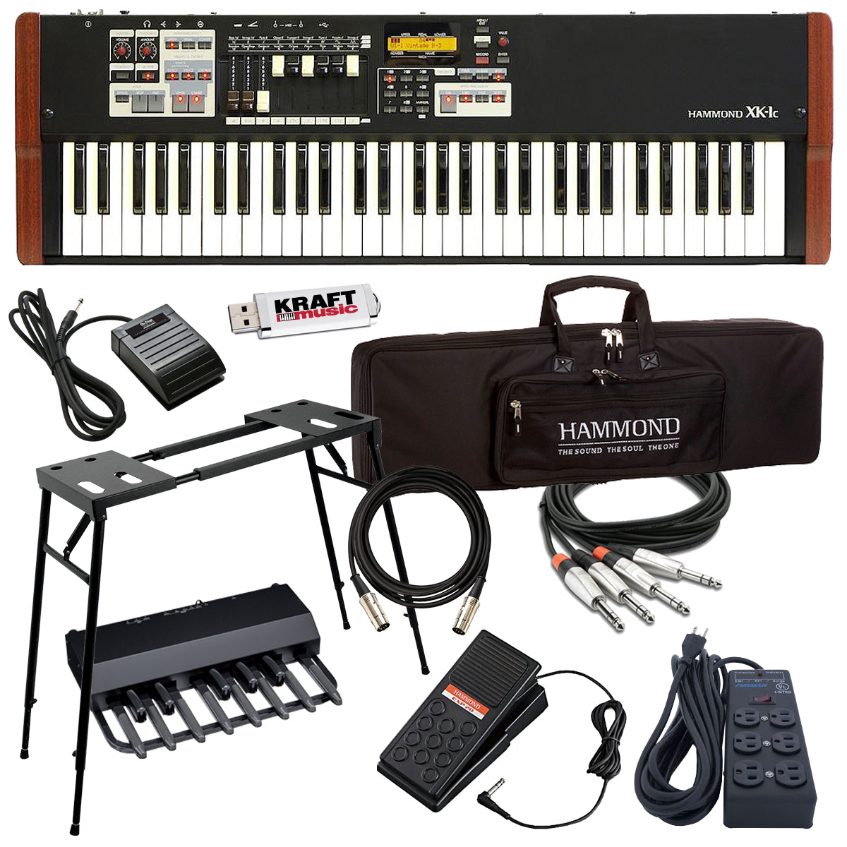 Hammond XK-1c Portable Organ ULTRA BUNDLE