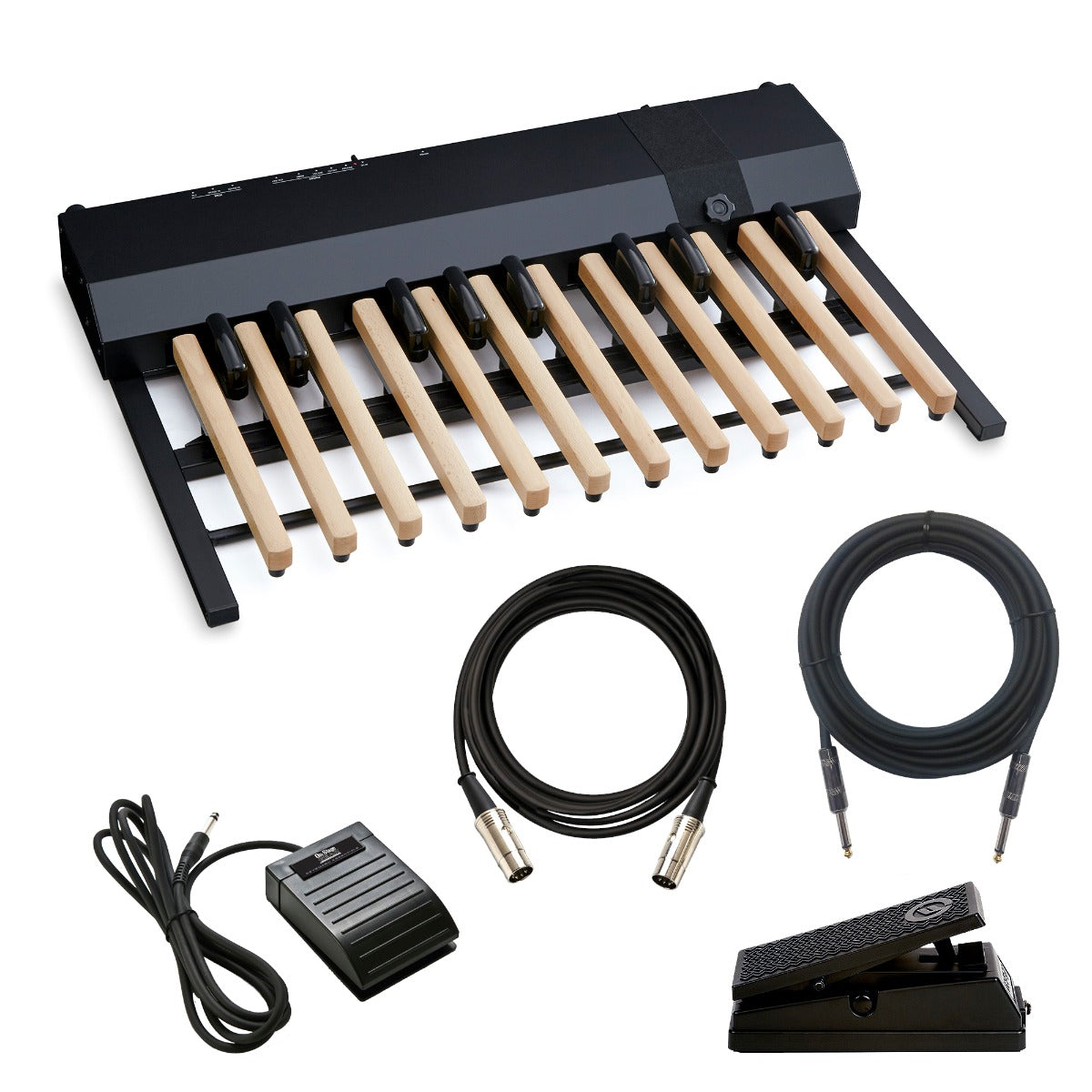 Hammond XPK-200GL 20-Note MIDI Pedal Board CABLE KIT – Kraft Hammond XPK-200GL 20-Note MIDI Pedal Board CABLE KIT – Kraft