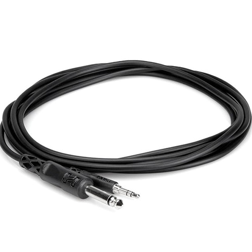 Hosa CMP-110 Mono Interconnect 3.5mm TRS to 1/4 in TS - 10'