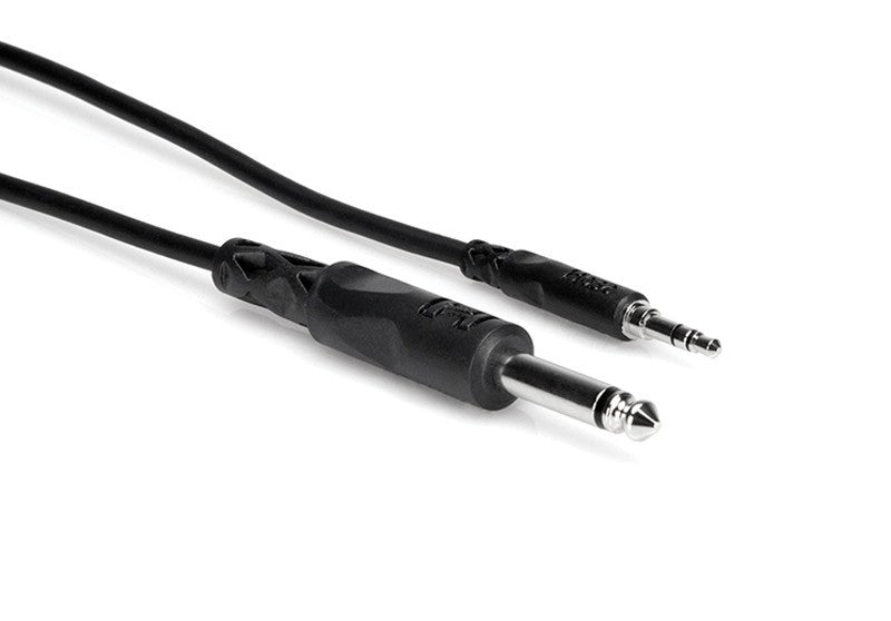 Hosa CMP-110 Mono Interconnect 3.5mm TRS to 1/4 in TS - 10'