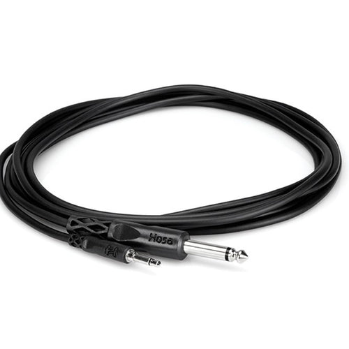 Hosa CMP-303 Mono Interconnect 3.5mm TS to 1/4 in TS - 3'