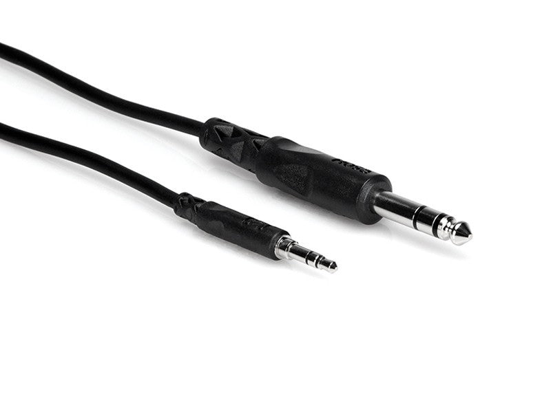 Hosa CMS-110 Stereo Interconnect 3.5mm TRS to 1/4" TRS - 10'