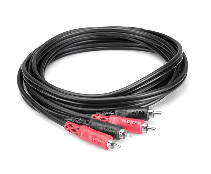 Hosa CRA-203 Stereo Interconnect Dual RCA to Dual RCA - 10'