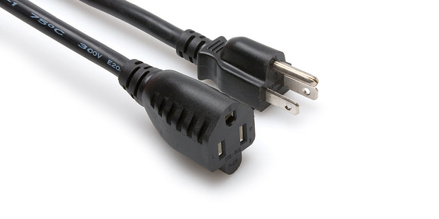 Hosa PWX408 8ft Power Extension Cable