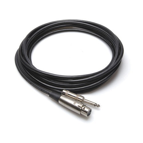 hosa mch-110 microphone cable hosa xlr3f to 1/4" ts