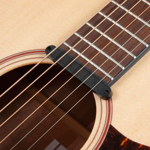 Detail view of Ibanez AAD100E Acoustic-Electric Guitar - Open Pore Natural showing Ibanez AP11 magnetic pickup