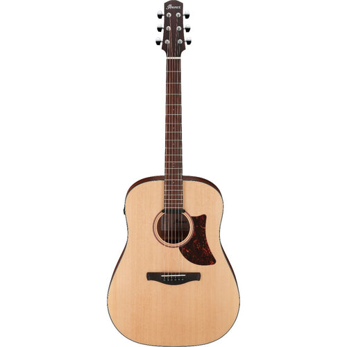 Top view of Ibanez AAD100E Acoustic-Electric Guitar - Open Pore Natural