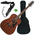 Collage image of the Ibanez AAD140 Acoustic Guitar - Open Pore Natural PERFORMER PAK bundle