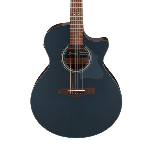 Ibanez AE275 Acoustic Electric Guitar - Dark Tide Blue Flat, View 1