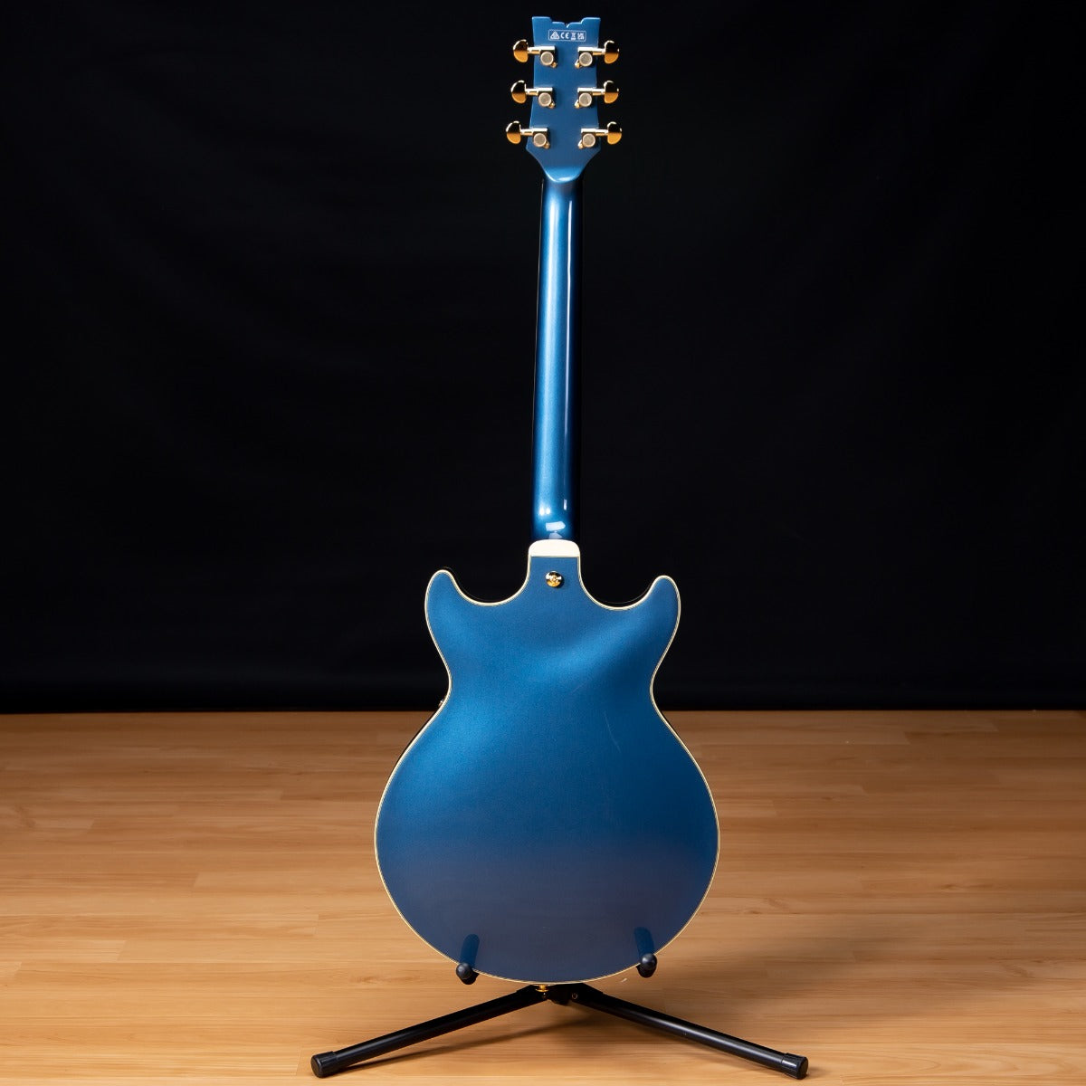 Ibanez AMH90 AM Artcore Expressionist Semi-Hollow Electric Guitar - Prussian Blue Metallic view 11
