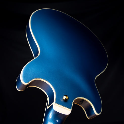 Ibanez AMH90 AM Artcore Expressionist Semi-Hollow Electric Guitar - Prussian Blue Metallic view 8