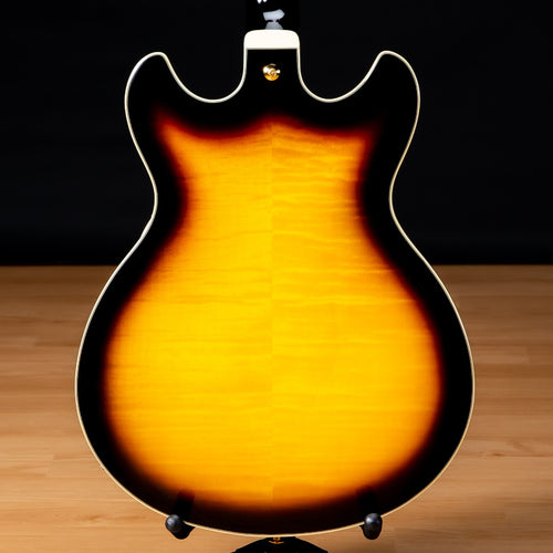 Ibanez AS93FM Artcore Expressionist Electric Guitar - Antique Yellow Sunburst view 3