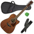 Ibanez AW5412CE 12-String AC/EL Guitar - Open Pore PERFORMER PAK