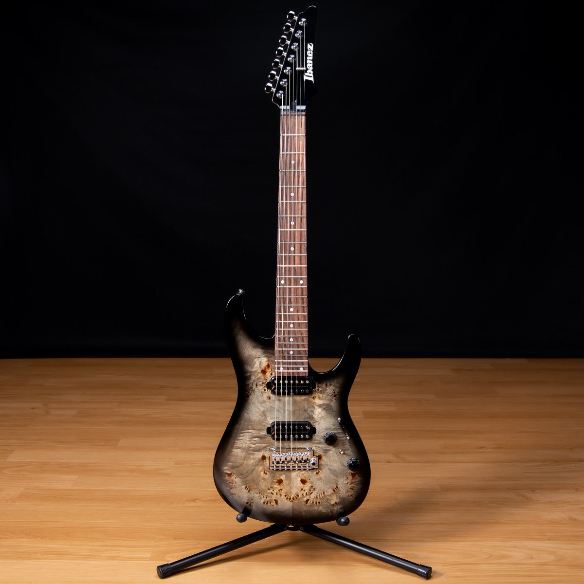 Ibanez AZ427P1PB 7 String Electric Guitar - Charcoal Black Burst view 2