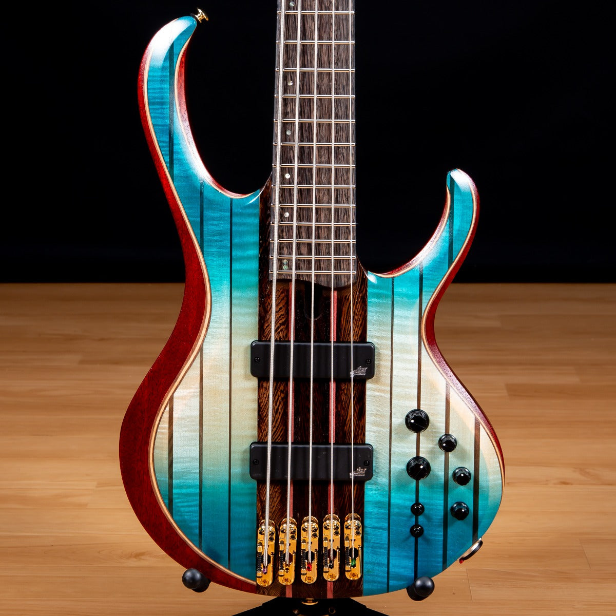 Ibanez Premium BTB1935 5-String Electric Bass - Caribbean Islet Low Gloss view 1