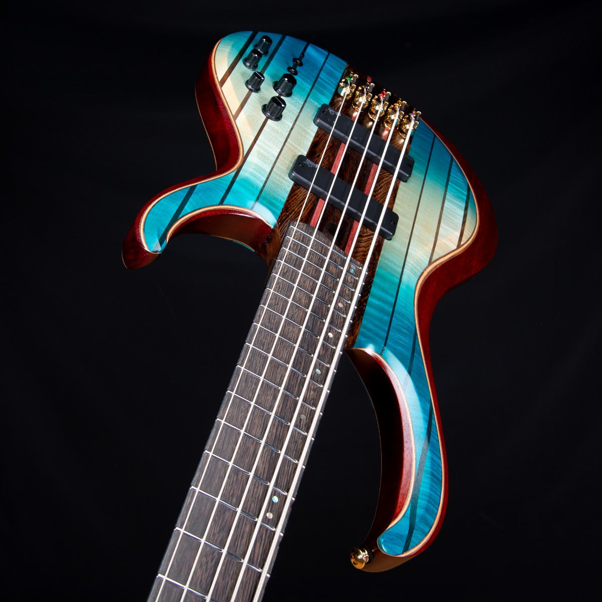 Ibanez Premium BTB1935 5-String Electric Bass - Caribbean Islet Low Gloss  SN I230116062