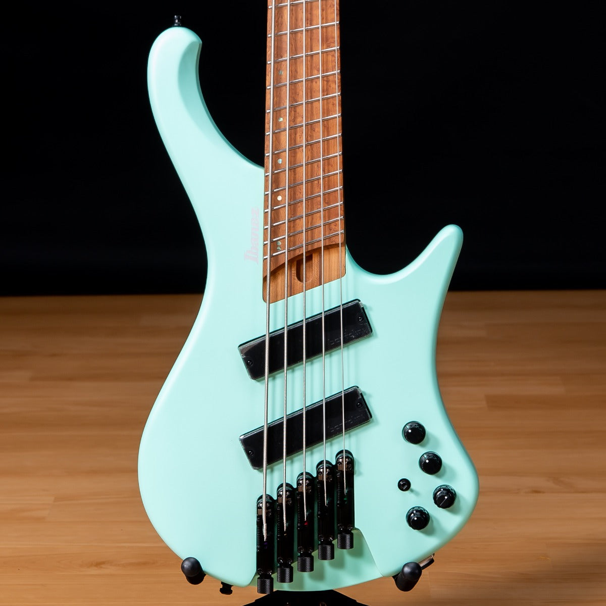 Ibanez EHB1005MS Ergonomic Headless 5-String Bass Guitar - Sea Foam Green Matte view 1