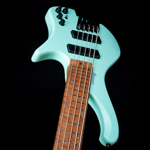 Ibanez EHB1005MS Ergonomic Headless 5-String Bass Guitar - Sea Foam Green Matte view 6