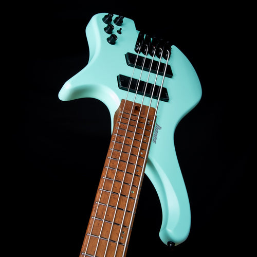 Ibanez EHB1005MS Ergonomic Headless 5-String Bass Guitar - Sea Foam Green Matte view 6
