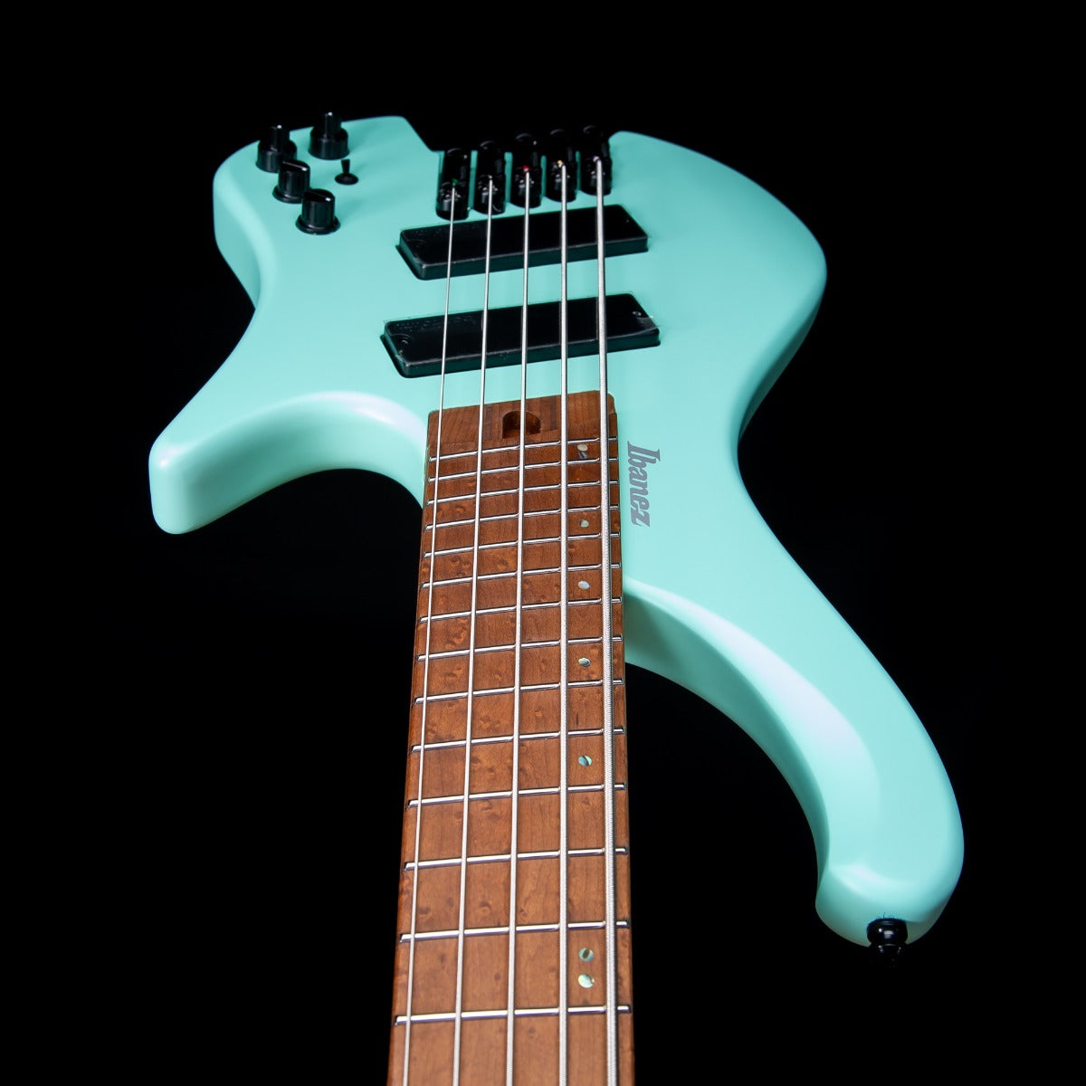 Ibanez EHB1005MS Ergonomic Headless 5-String Bass Guitar - Sea Foam Green Matte view 7