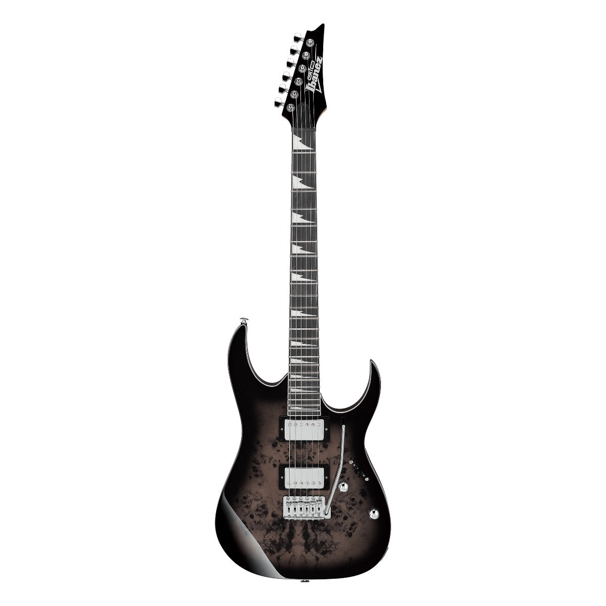 Ibanez GRG220PA1 Electric Guitar - Transparent Brown Black Burst, View 2