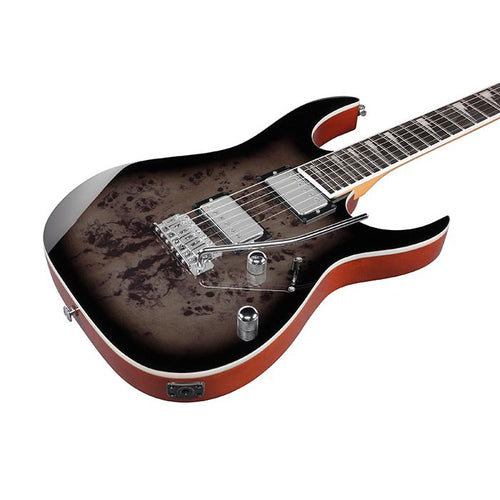 Ibanez GRG220PA1 Electric Guitar - Transparent Brown Black Burst, View 5