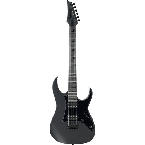 Top view of Ibanez GRGR131EX GIO Electric Guitar - Black Flat