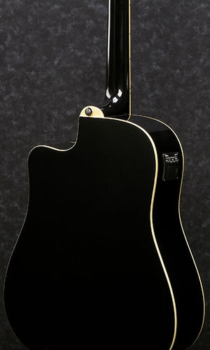 Ibanez PF15ECE Acoustic-Electric Guitar - Black
