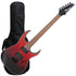 Collage image of the Ibanez RG421EX Electric Guitar - Crimson Fade PERFORMER PAK bundle