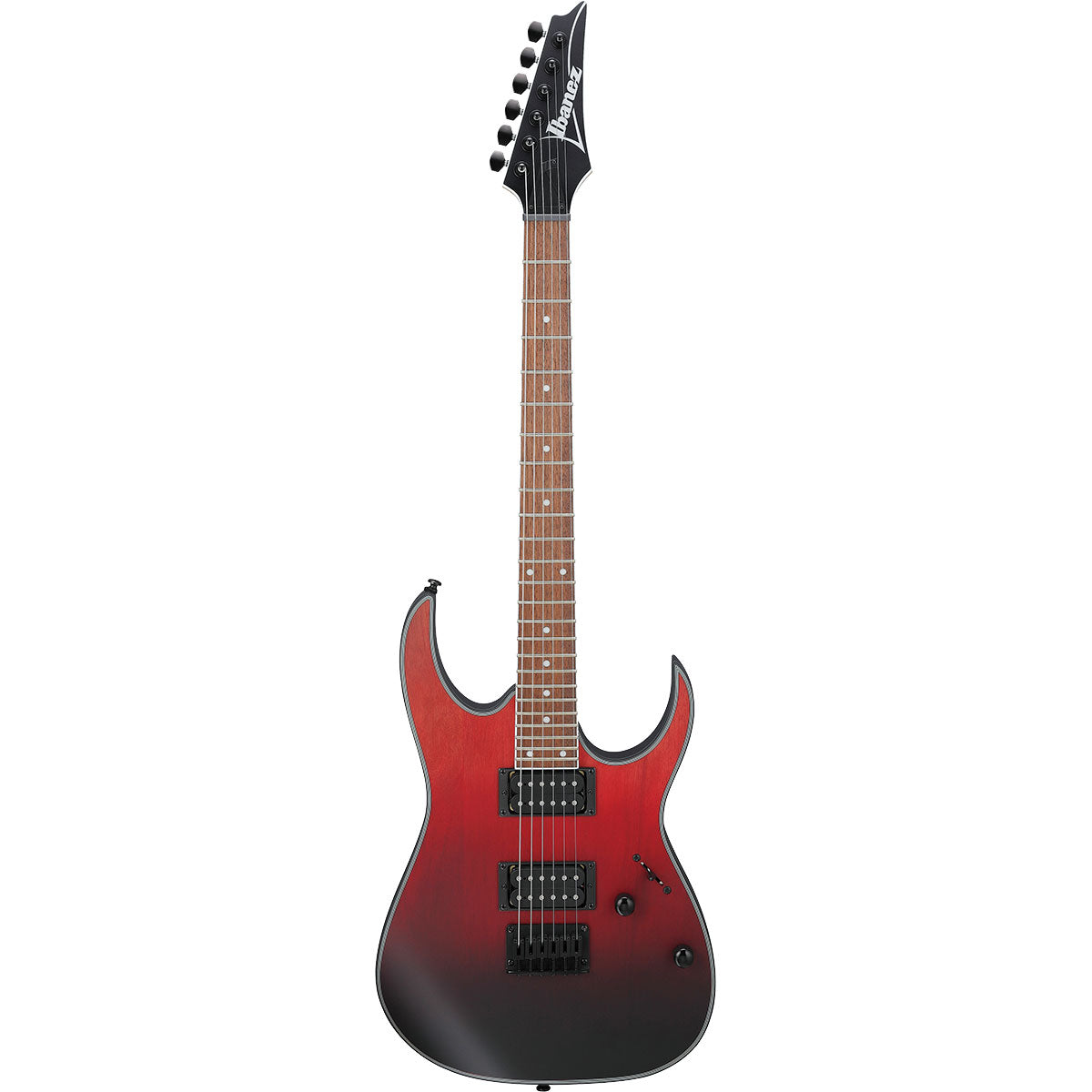 Top view of Ibanez RG421EX Electric Guitar - Crimson Fade