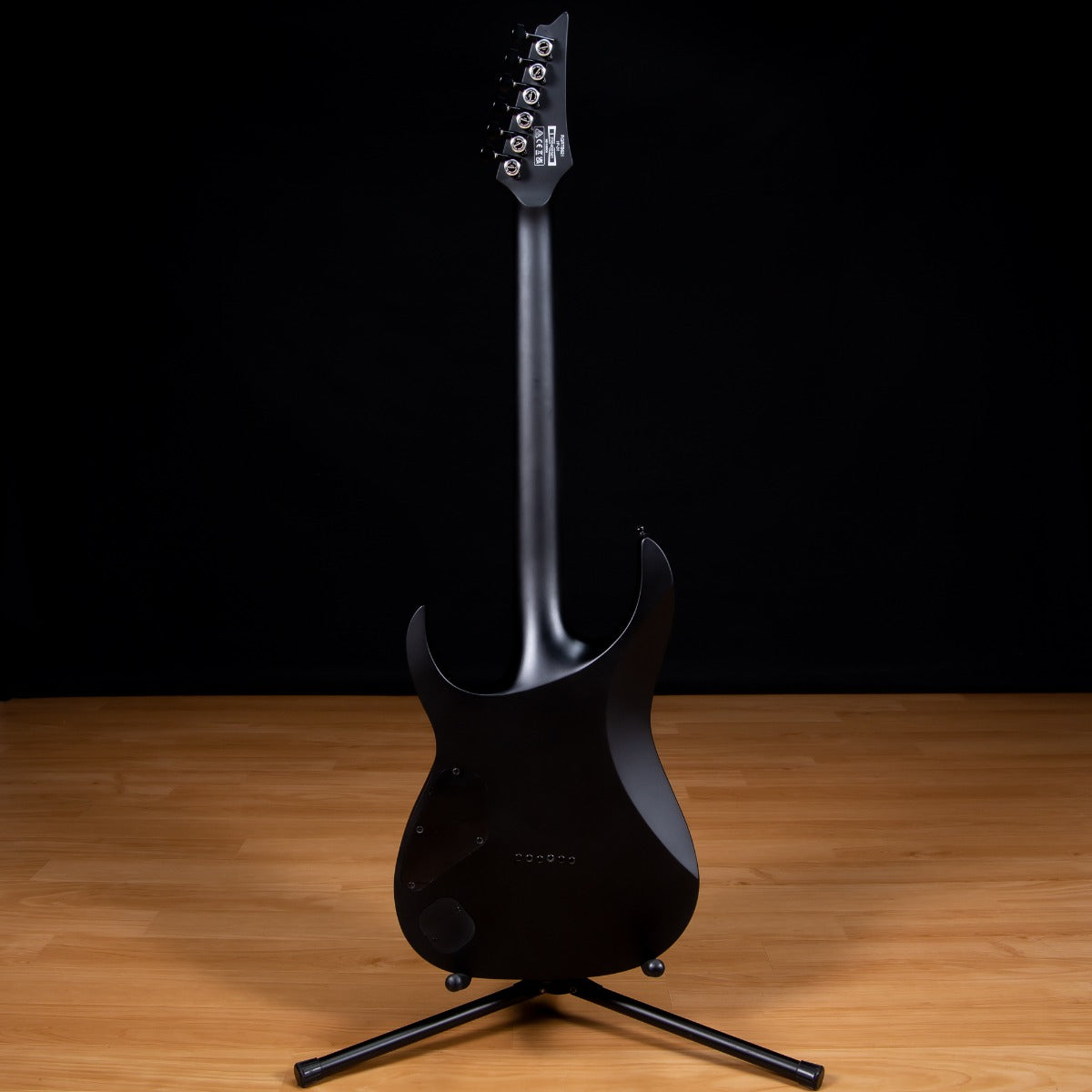 Ibanez Iron Label RGRTB621 Black Flat guitare électrique