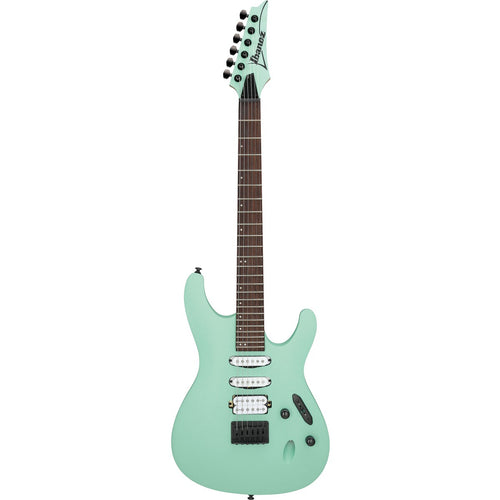Top view of Ibanez S561 S Standard Electric Guitar - Sea Foam Green
