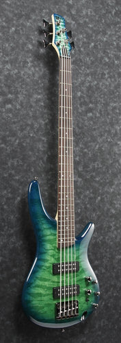 Ibanez SR405EQM 5-String Bass Guitar - Surreal Blue Burst
