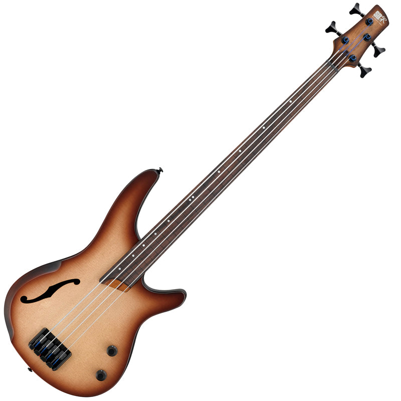 Ibanez SRH500F 4-String Fretless Bass - Natural Browned Burst