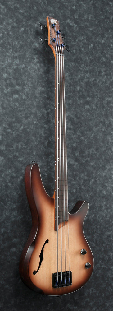 Ibanez SRH500F 4-String Fretless Bass - Natural Browned Burst