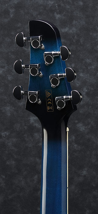 Ibanez Talman TCY10E Acoustic-Electric Guitar - Transparent Blue Sunburst