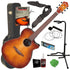 Bundle collage image of Ibanez AEG70 Acoustic-Electric Guitar - Vintage Violin  COMPLETE GUITAR BUNDLE