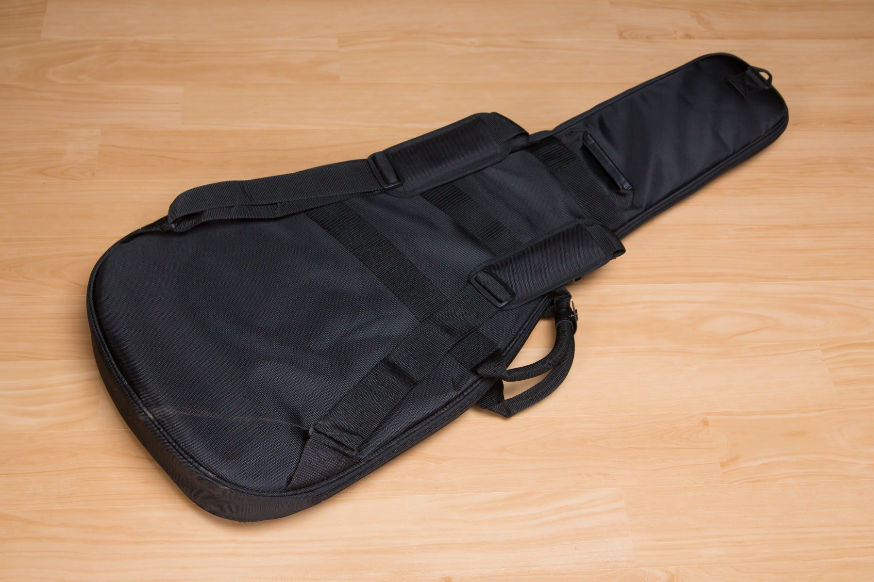 Included guitar bag for the Ibanez EHB1005MS Ergonomic Headless 5-String Bass Guitar - Sea Foam Green Matte view 2