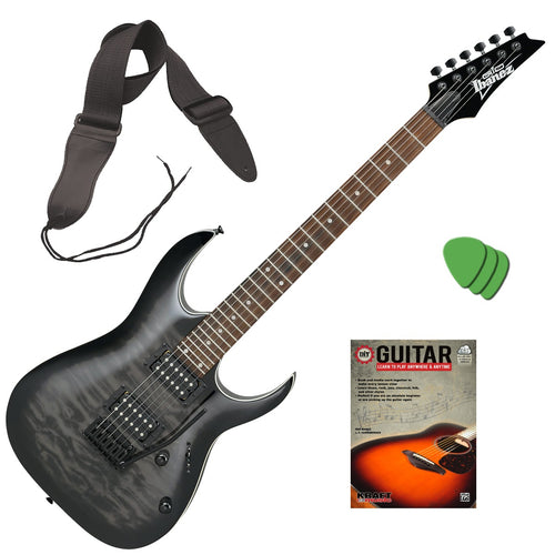 Ibanez GRGA120QA GIO Electric Guitar - Black Sunburst BONUS PAK