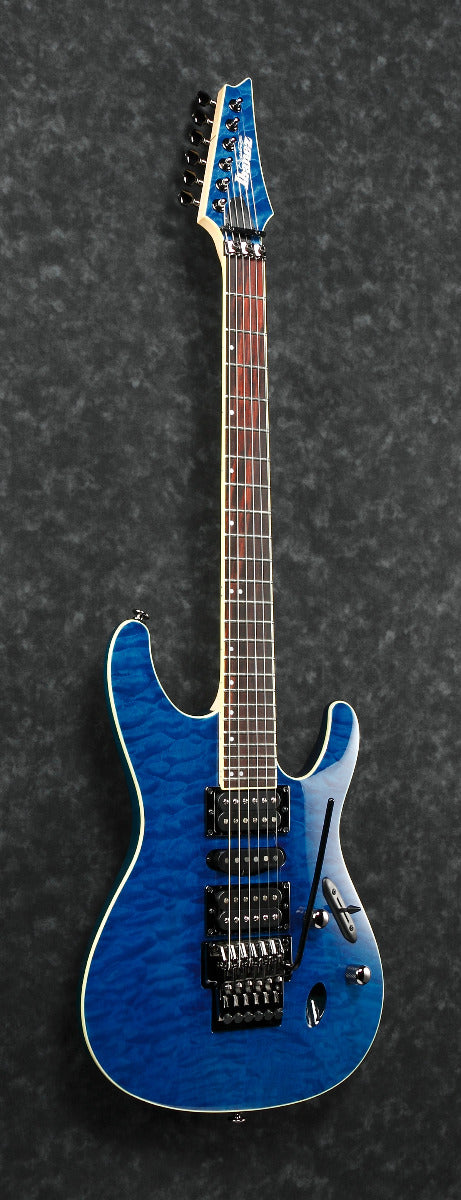 Ibanez S6570Q Prestige Electric-Guitar - Natural Blue