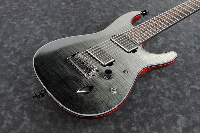 Ibanez S71AL Axion Label 7-String Electric Guitar - Black Mirage